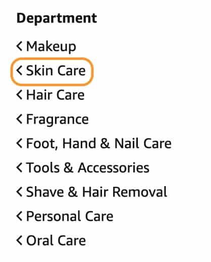 menu ngách sản phẩm amazon 1 menu ngach san pham amazon 1