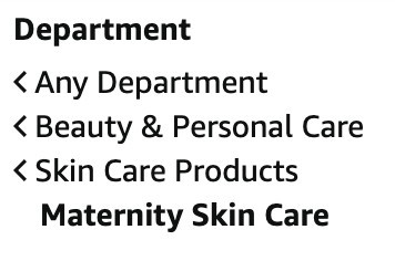 menu ngách sản phẩm amazon 2 menu ngach san pham amazon 2